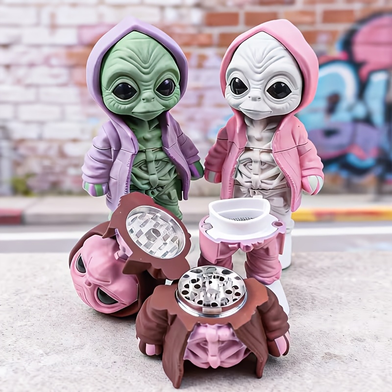 Novelty Gifts - Funny Alien Herb Grinder Spice Grinder