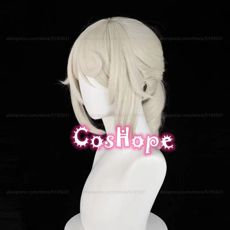 Anime Cosplay Wig Heat Resistant - z;3,d'5,g\7/Painter Edgar Valden 40cm Long Cream-coloured