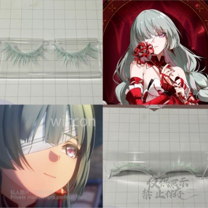 Anime Cosplay Wig Heat Resistant - Anime Phrolova Cosplay Wig Green Pink
