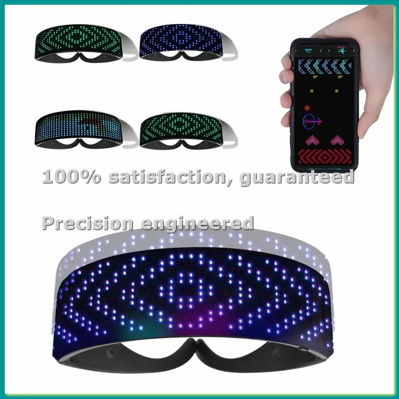 Glow In The Dark Party Glasses - DIY Shining Electronic Futuristic Eyewear Glow