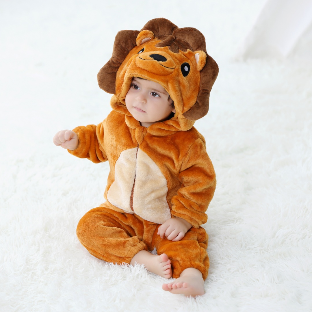 Baby Kigurumi Cute Lion Cartoo - Spiderman Jumpsuit Kids review and price