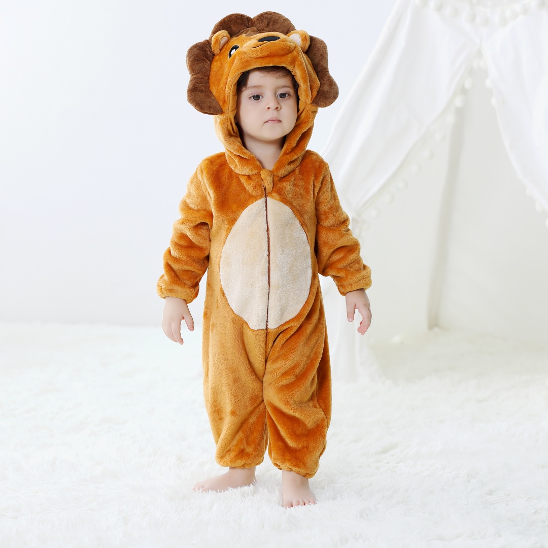 Baby Kigurumi Cute Lion Cartoo - Spiderman Jumpsuit Kids review and price