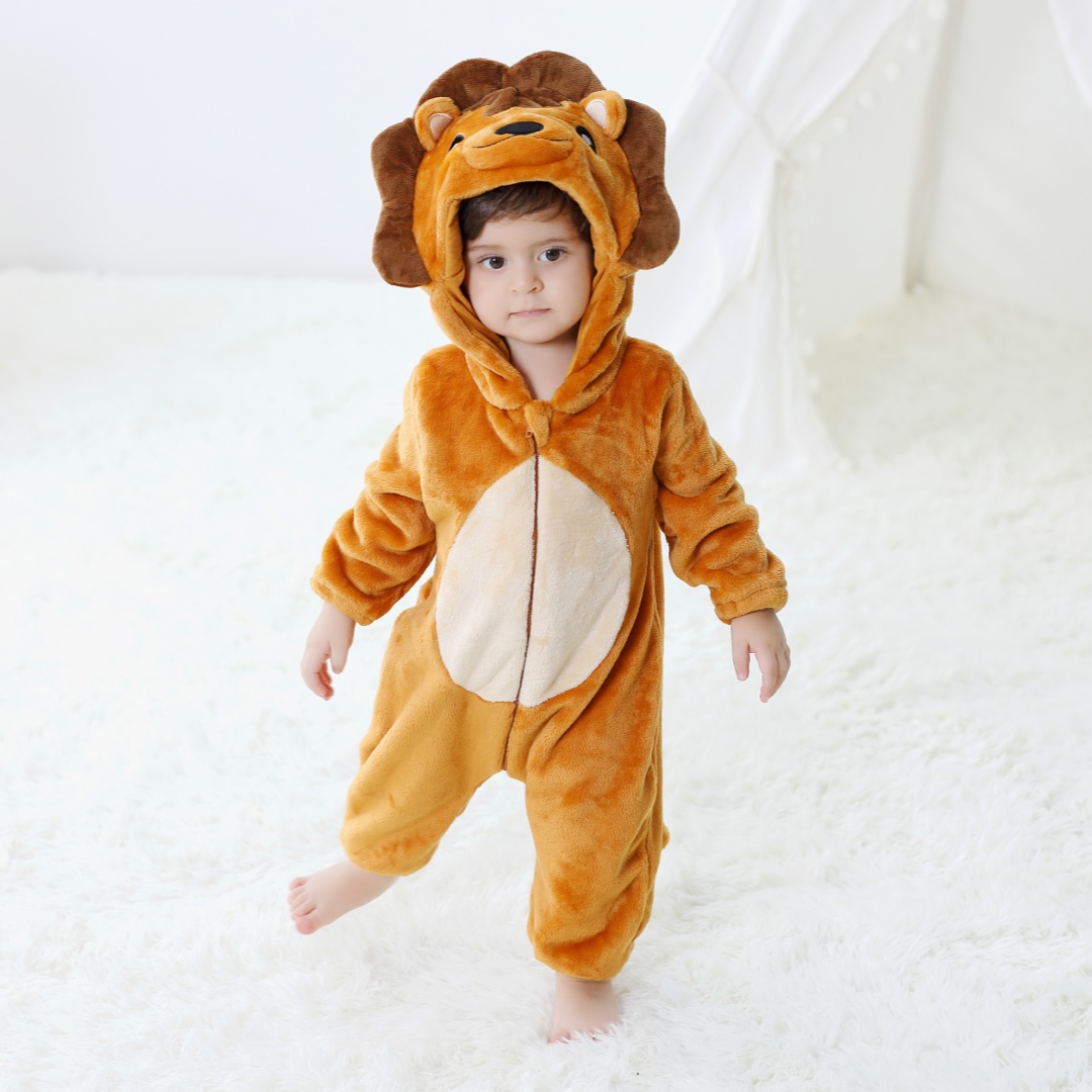 Baby Kigurumi Cute Lion Cartoo - Spiderman Jumpsuit Kids review and price