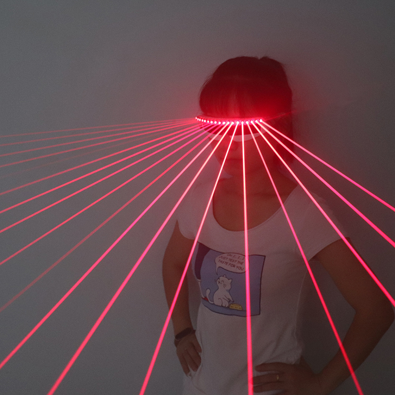 650nm Red Laser Glasses Stage  - Glow In The Dark Party Glasses review and price