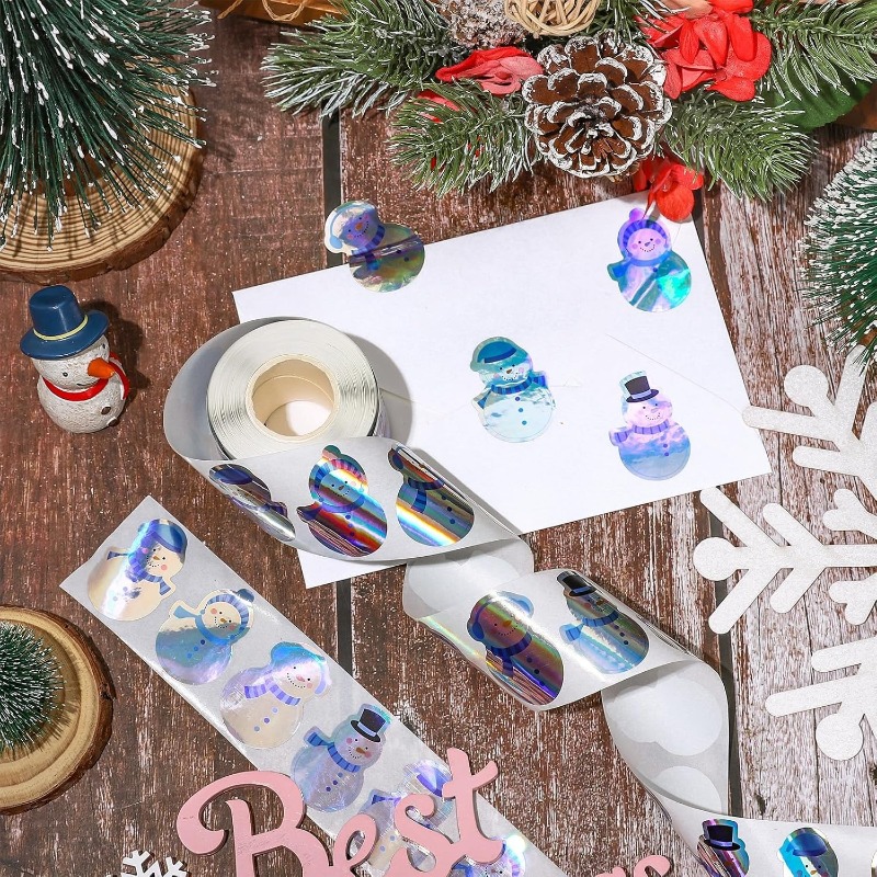 500Pcs Winter Snowman Stickers - Party Supplies review and price