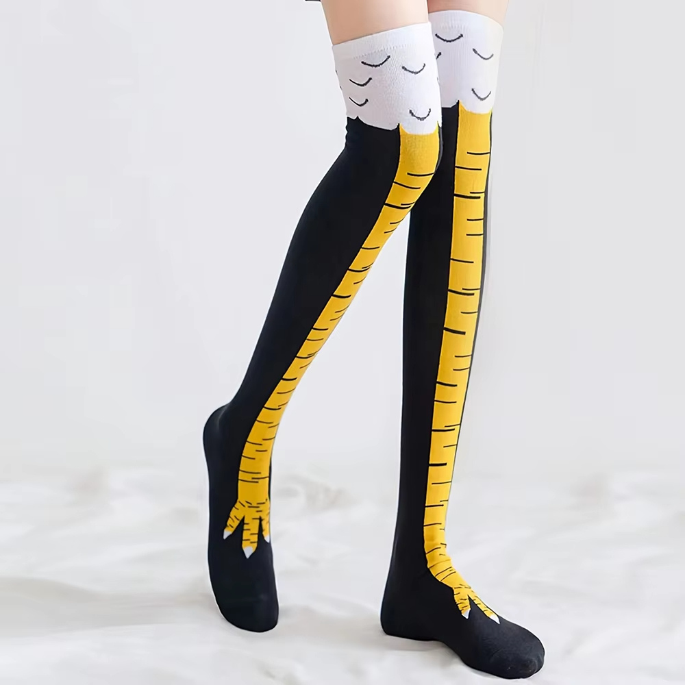 Women Thigh High Stockings Chi - Funny Chicken Leg Socks review and price