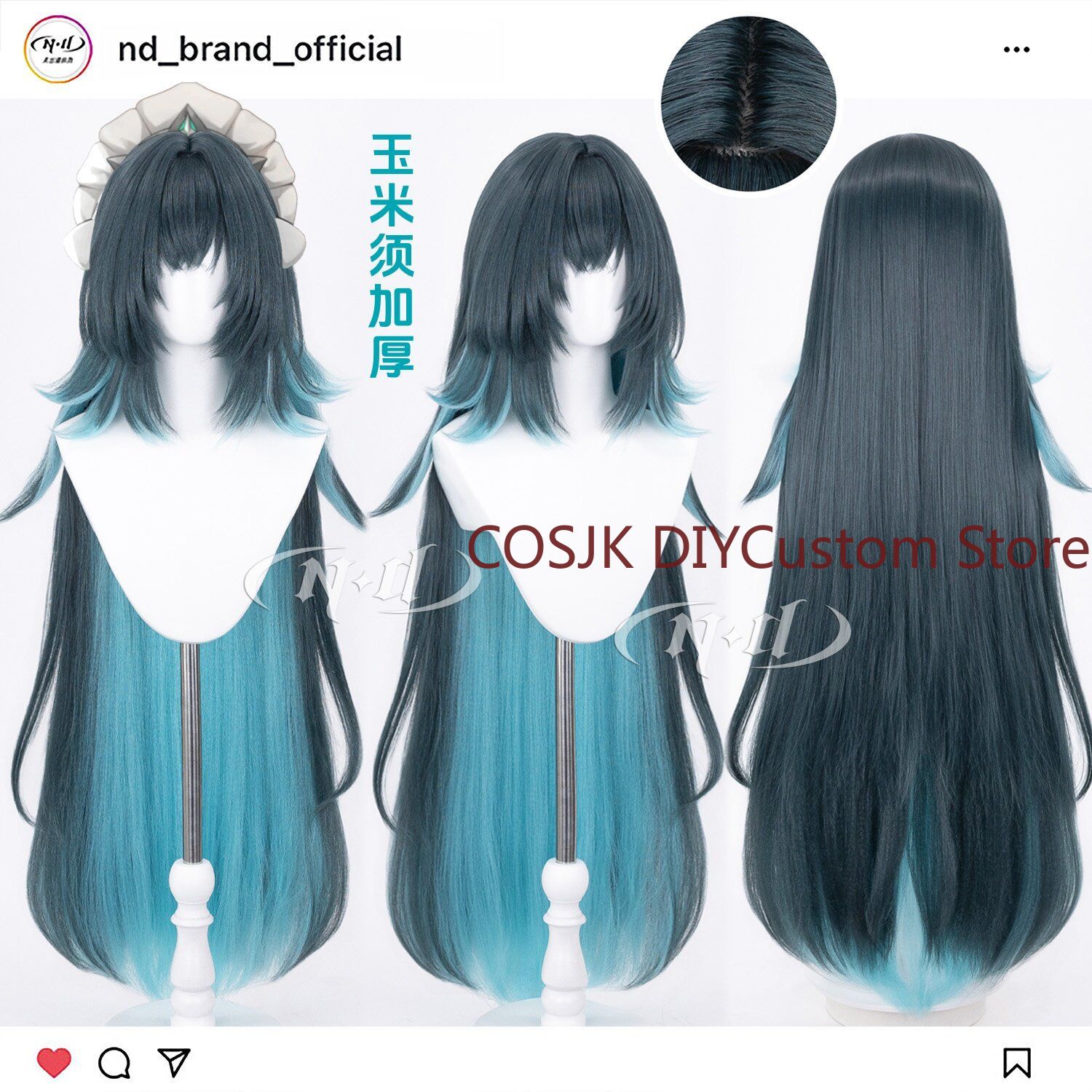 110cm Anime Danica Genshin Imp - Anime Cosplay Wig Heat Resistant review and price