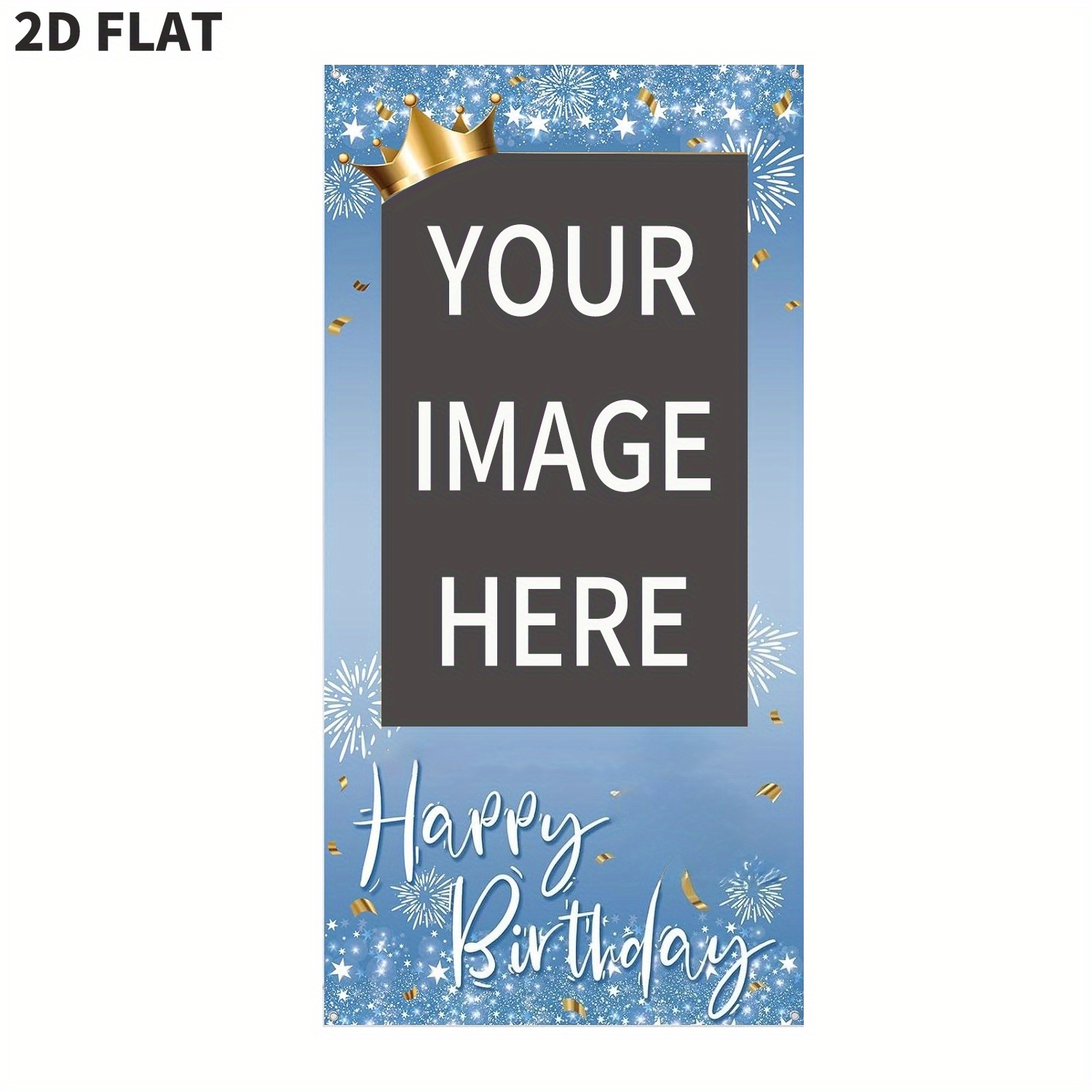 Custom Blue Color Happy Birthd - Party Supplies review and price