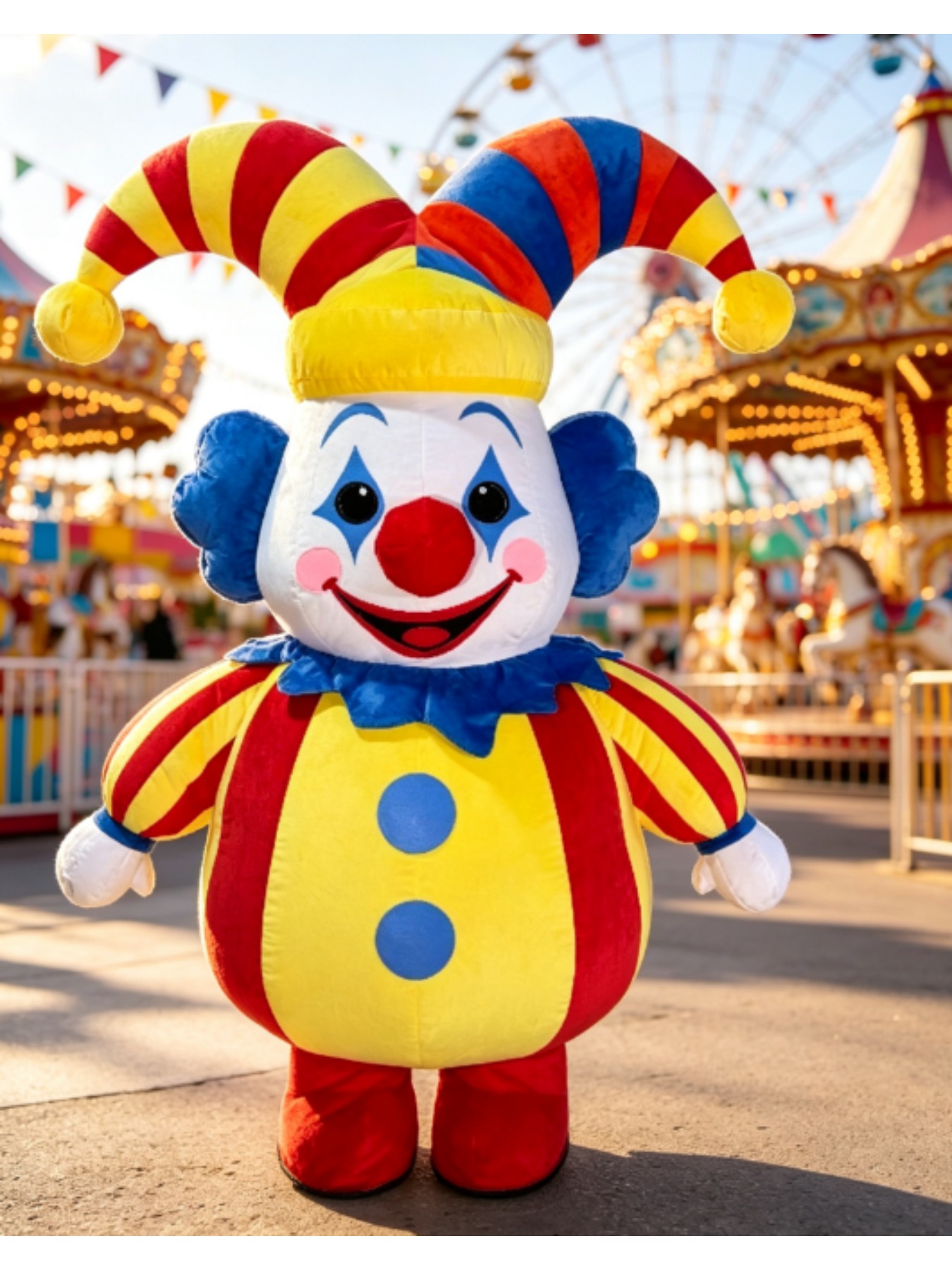 Inflatable Circus Clown Mascot - Costumes review and price