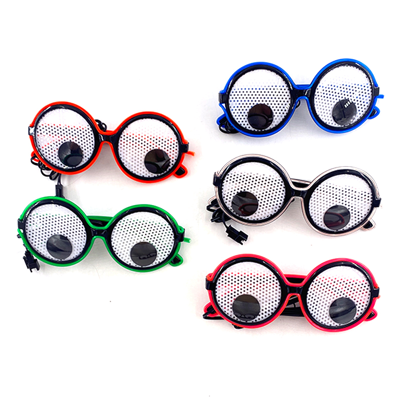 LED Lovely Eyeball Movable Gla - Glow In The Dark Party Glasses review and price