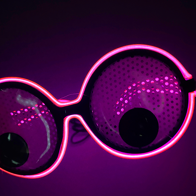 LED Lovely Eyeball Movable Gla - Glow In The Dark Party Glasses review and price