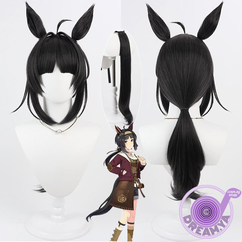 Logotype Cosplay Wig Uma Musum - Anime Cosplay Wig Heat Resistant review and price
