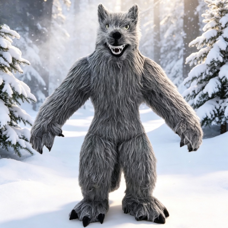 Giant Inflatable Grey Wolf Mas - Costumes review and price