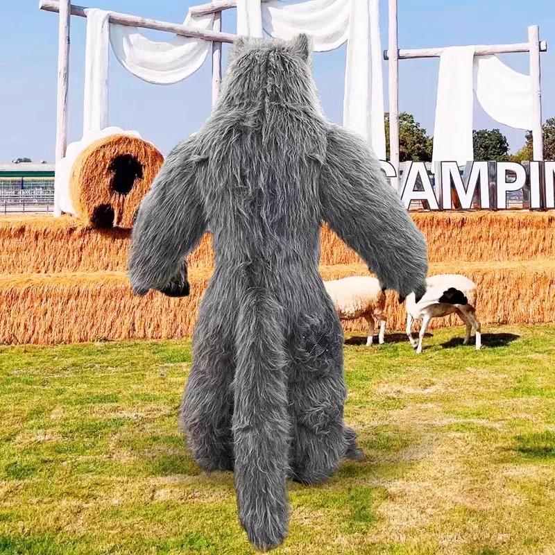 Giant Inflatable Grey Wolf Mas - Costumes review and price