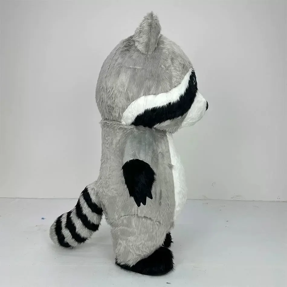 Grey Plush Inflatable Raccoon  - Costumes review and price