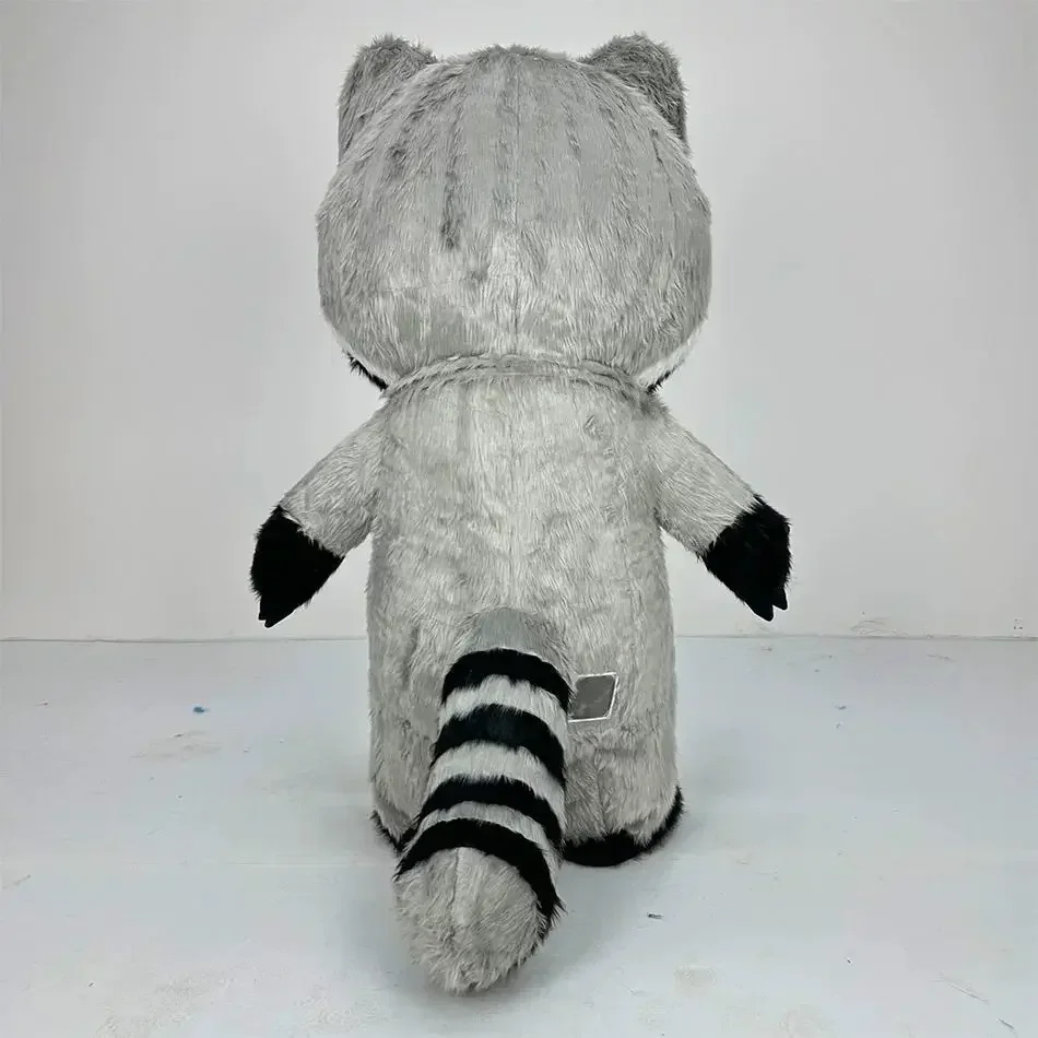 Grey Plush Inflatable Raccoon  - Costumes review and price
