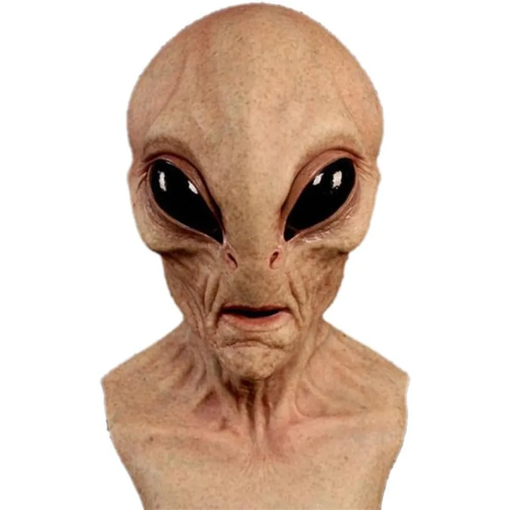 Halloween Costume Alien Dinosa - Latex Alien Mask Realistic review and price