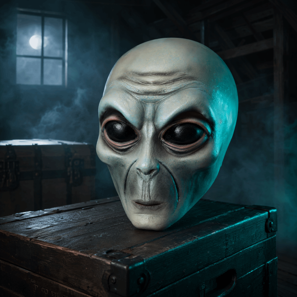 Latex Material Alien Mask Full - Latex Alien Mask Realistic review and price