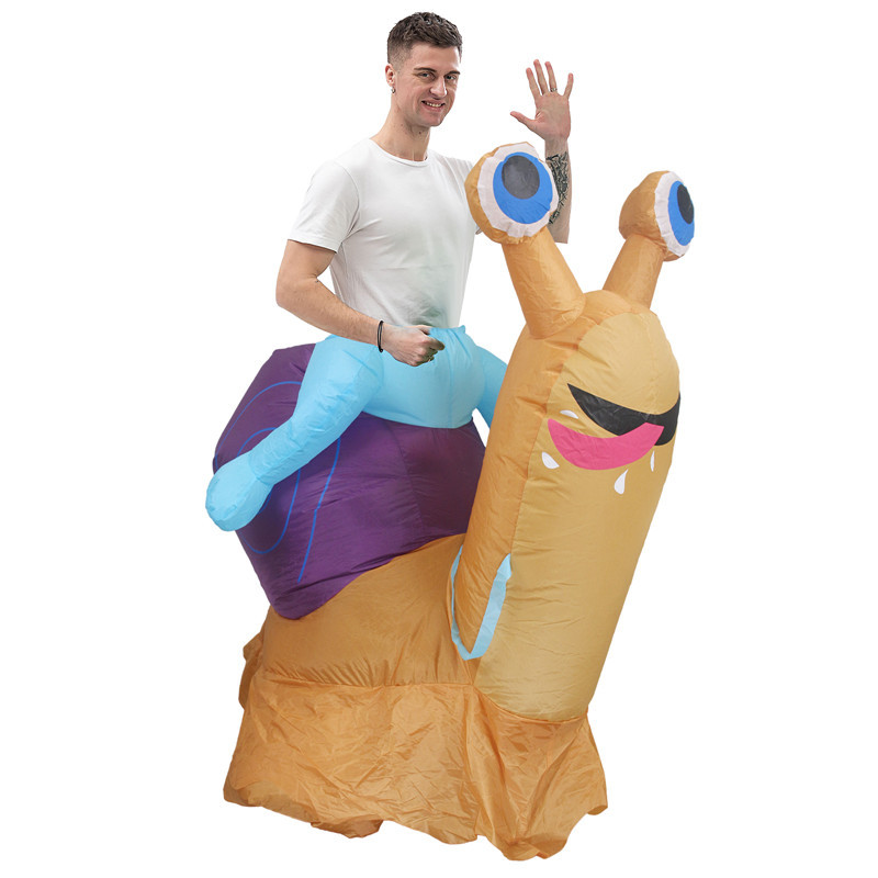 Riding Snail Inflatable Costum - Costumes review and price