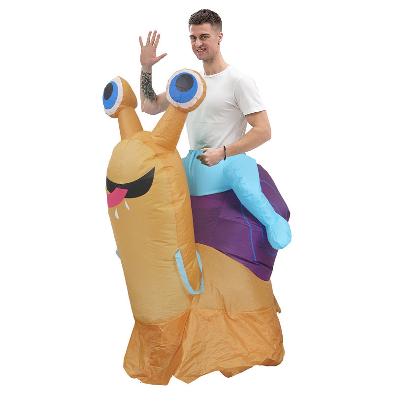 Riding Snail Inflatable Costum - Costumes review and price