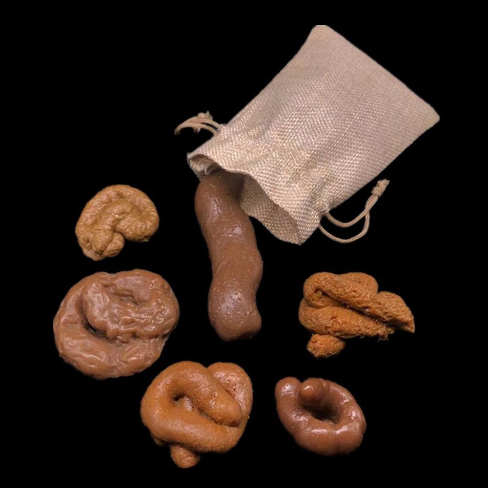 6Pcs Turd Tricky  Antistress F - Fake Poop Gag Gift review and price