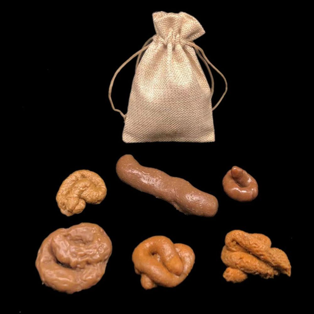 6Pcs Turd Tricky  Antistress F - Fake Poop Gag Gift review and price