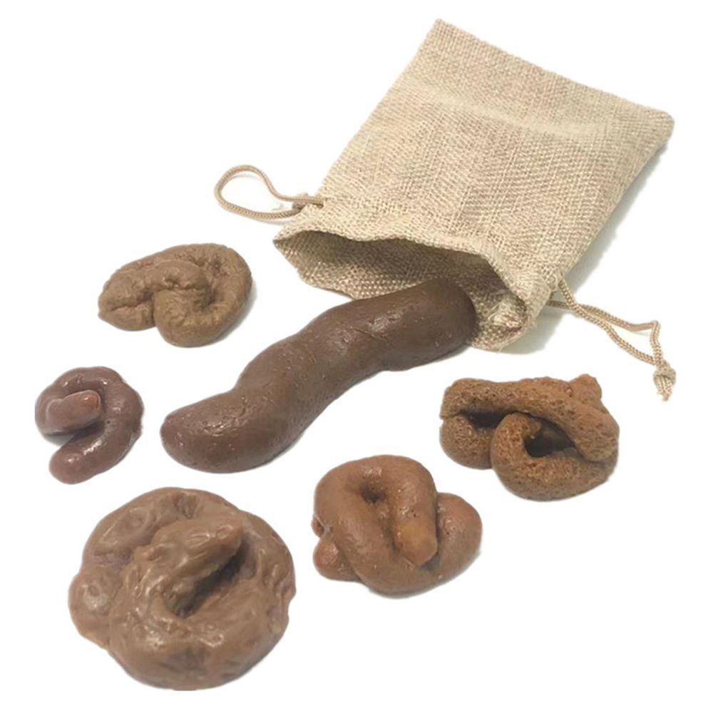 6Pcs Turd Tricky  Antistress F - Fake Poop Gag Gift review and price