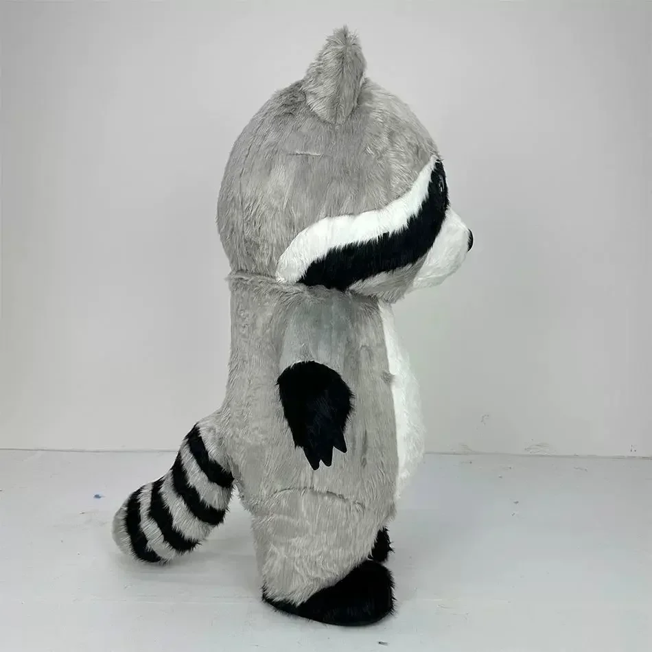 Grey Plush Inflatable Raccoon  - Costumes review and price