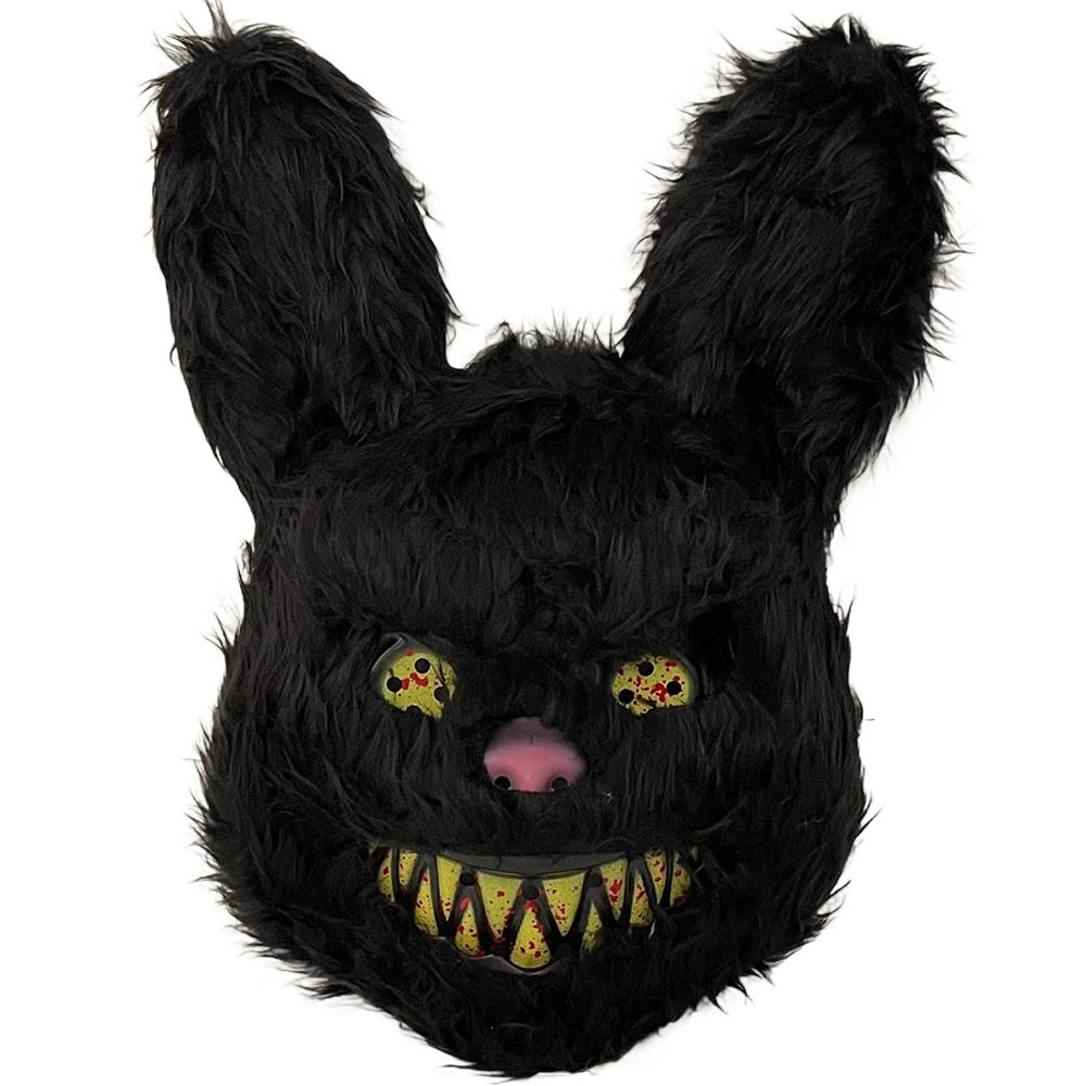 Bloody Plush Bunny Mask Hallow - Led Purge Mask Halloween review and price