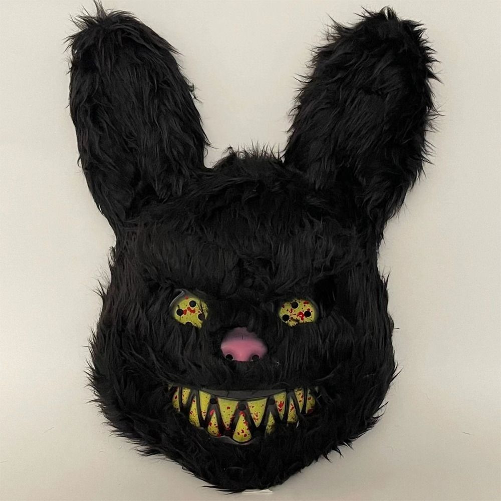 Bloody Plush Bunny Mask Hallow - Led Purge Mask Halloween review and price