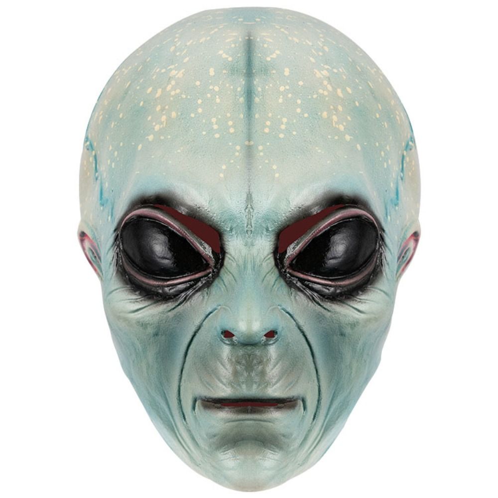 Latex Material Alien Mask Gree - Latex Alien Mask Realistic review and price