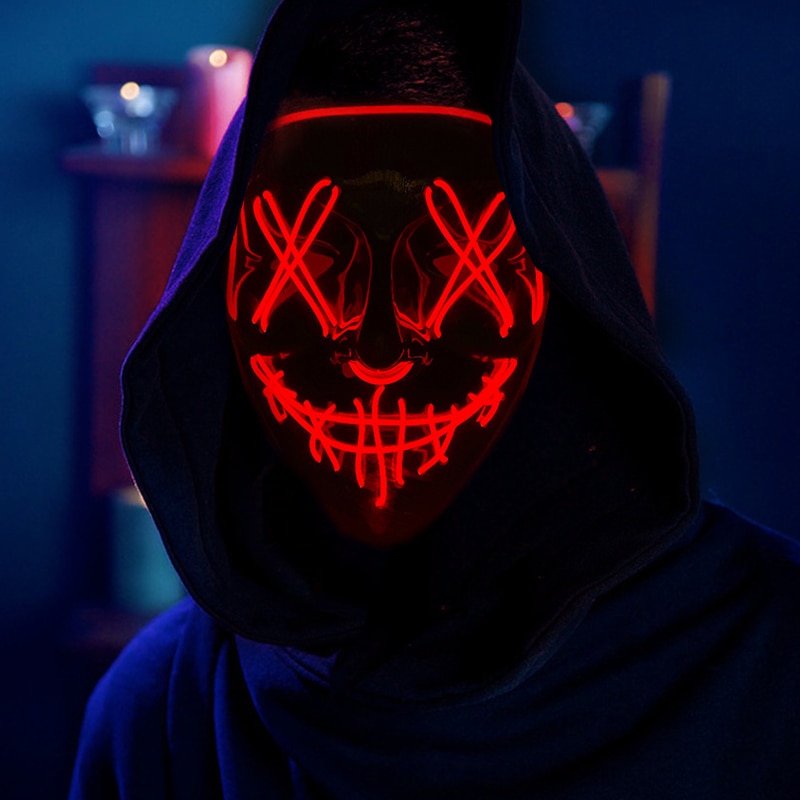 Halloween Neon Led Purge Mask  - Led Purge Mask Halloween review and price