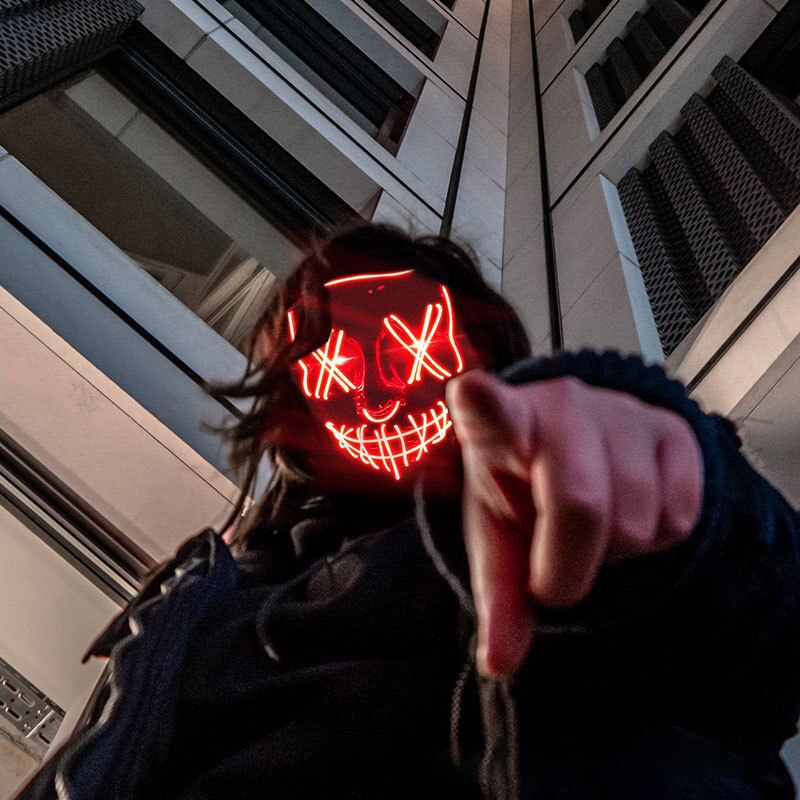 Halloween Neon Led Purge Mask  - Led Purge Mask Halloween review and price